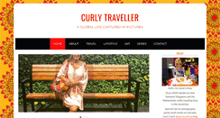 Desktop Screenshot of curlytraveller.com