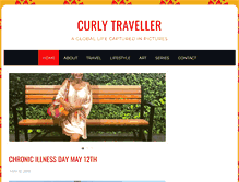 Tablet Screenshot of curlytraveller.com